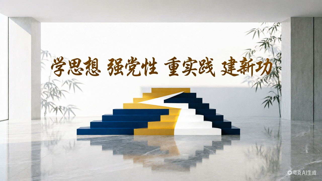 学思想 强党性 重实践 建新功