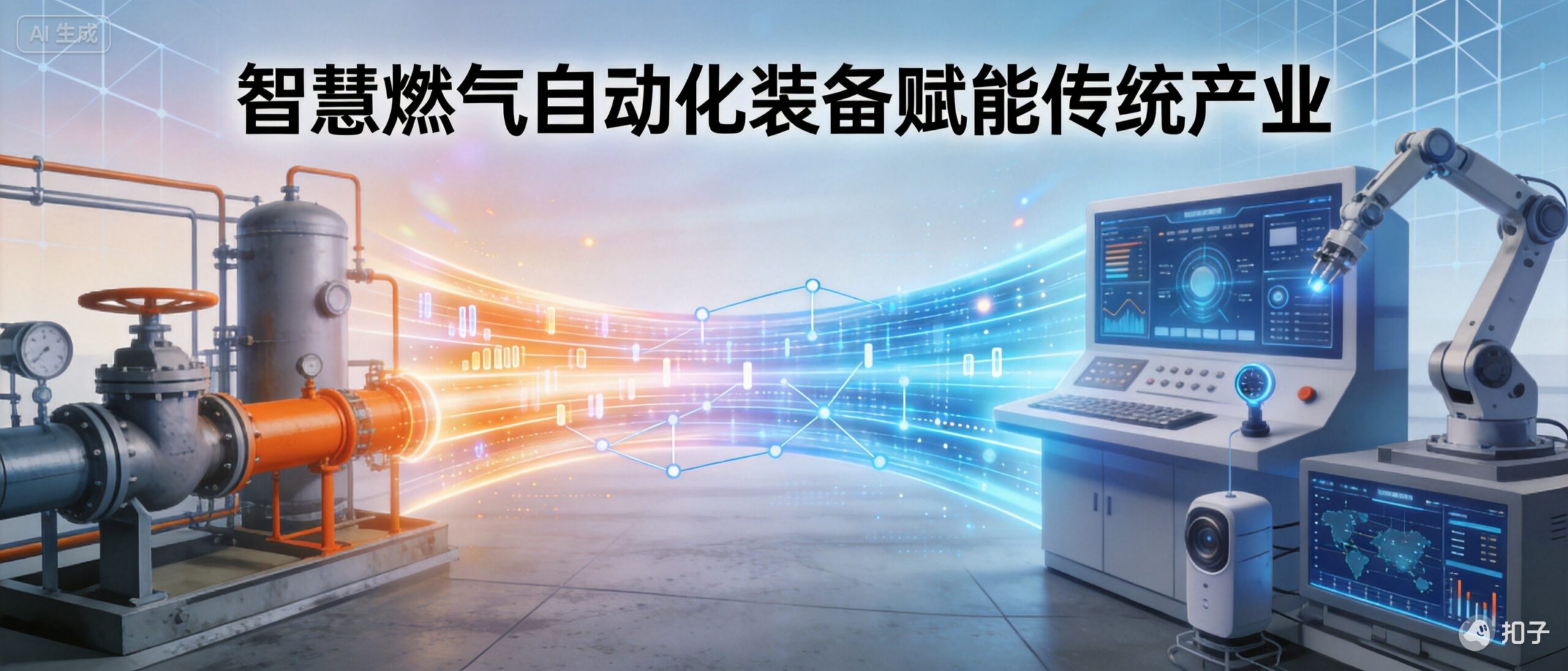 智慧燃气子公司以自动化的装备提升传统产业