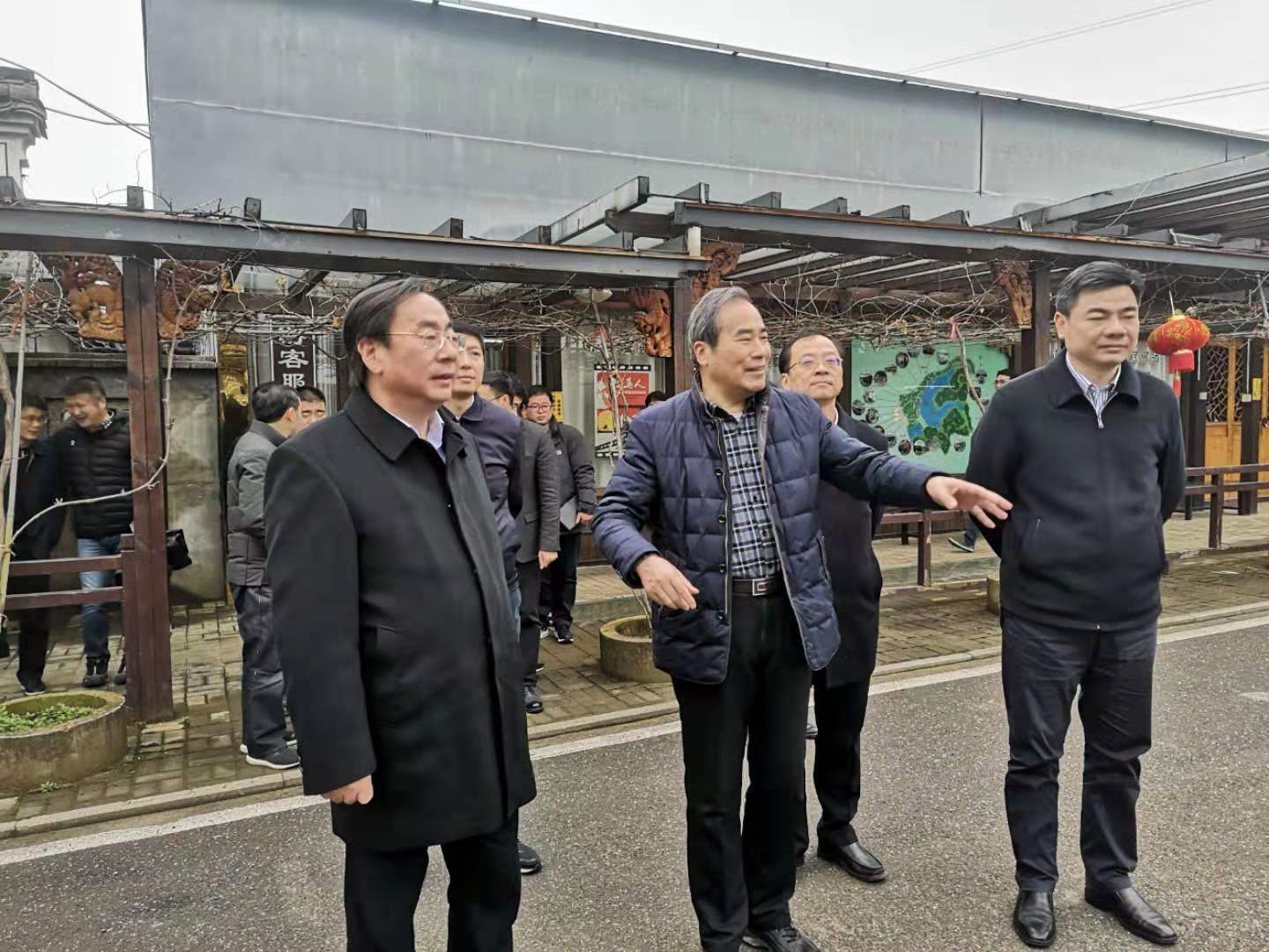 绍兴市委书记马卫光一行调研东山湖景区